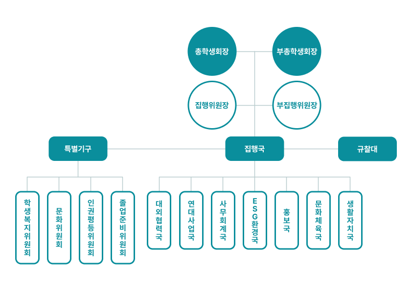 총학생회 조직도